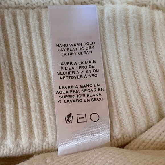 Frame Denim Fringe Knit Sweater Ivory S - Picture 15 of 15